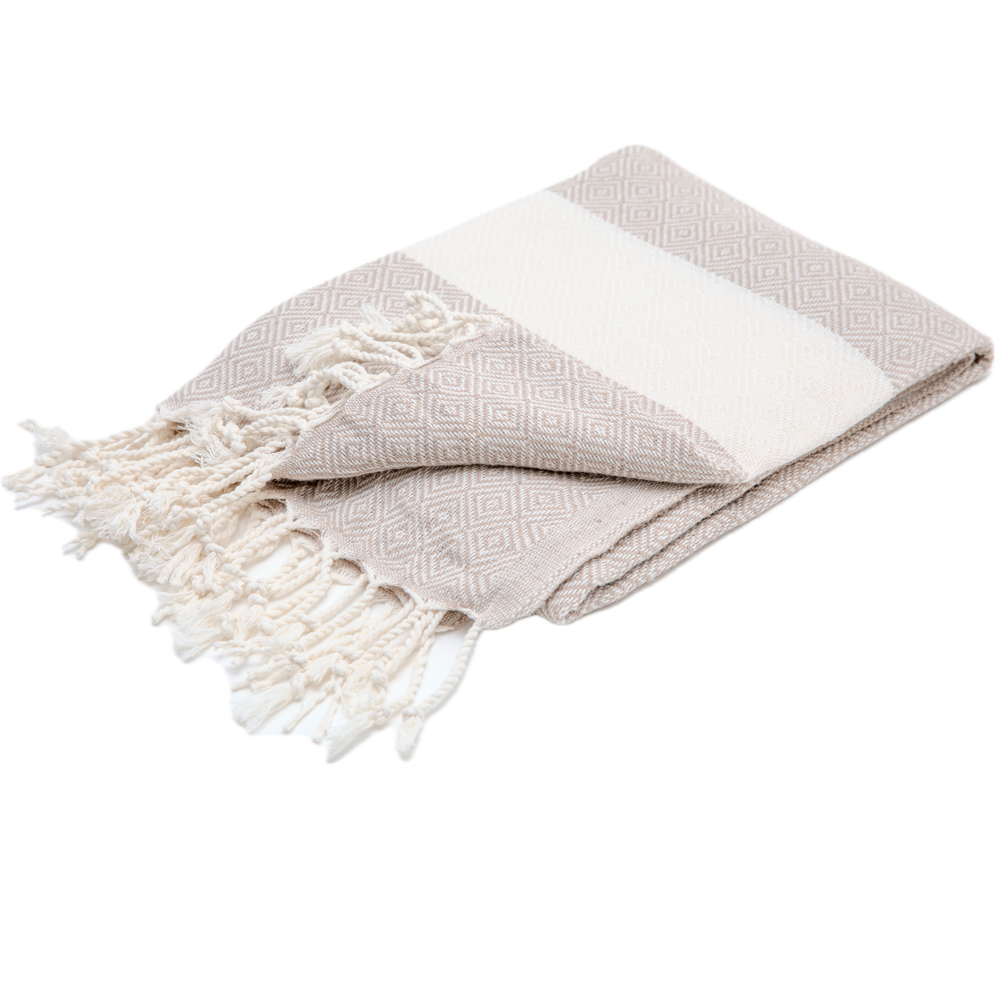 Premium Hamamtuch & Strandtuch 100 x 200 cm | 100% türkische Baumwolle