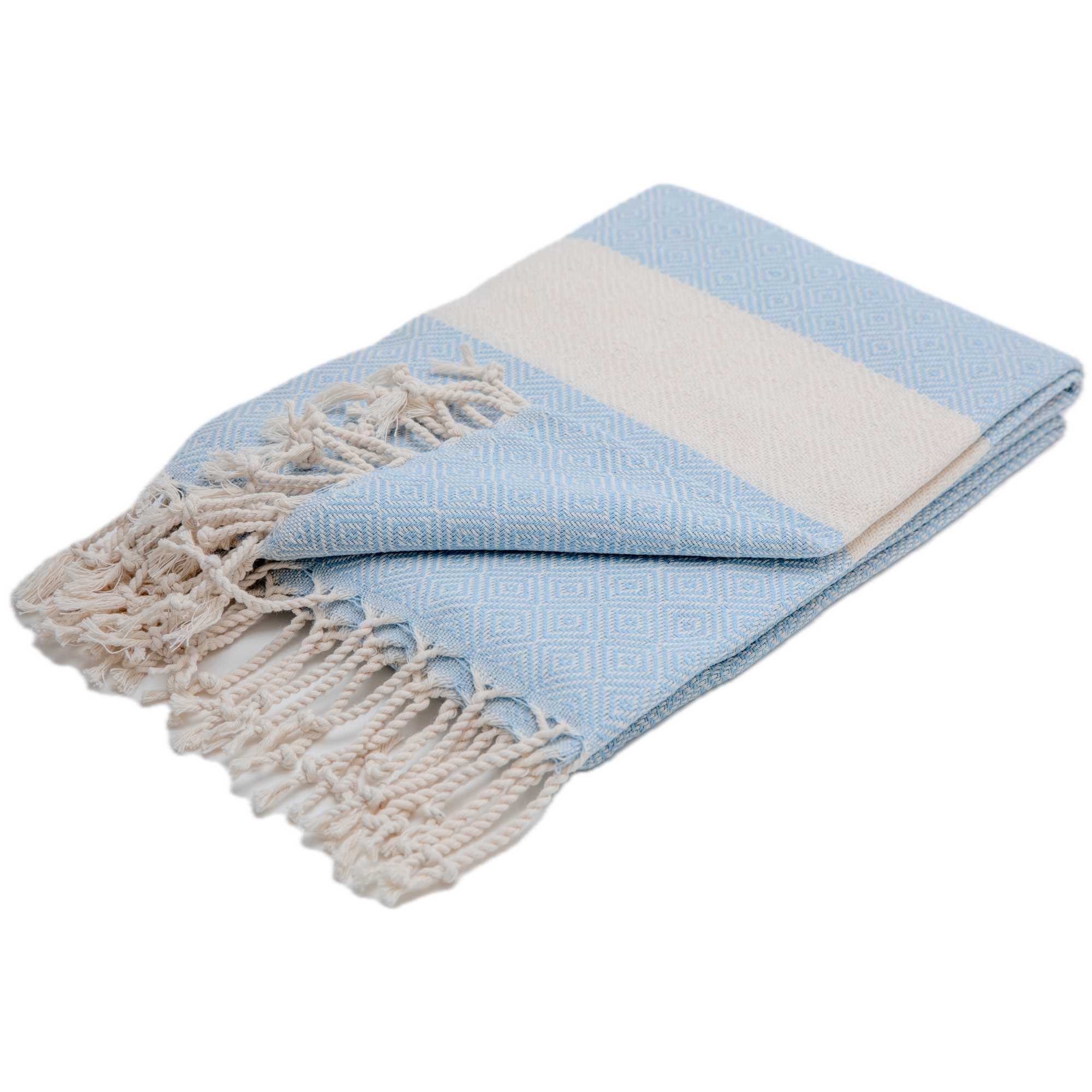 Premium Hamamtuch & Strandtuch 100 x 200 cm | 100% türkische Baumwolle