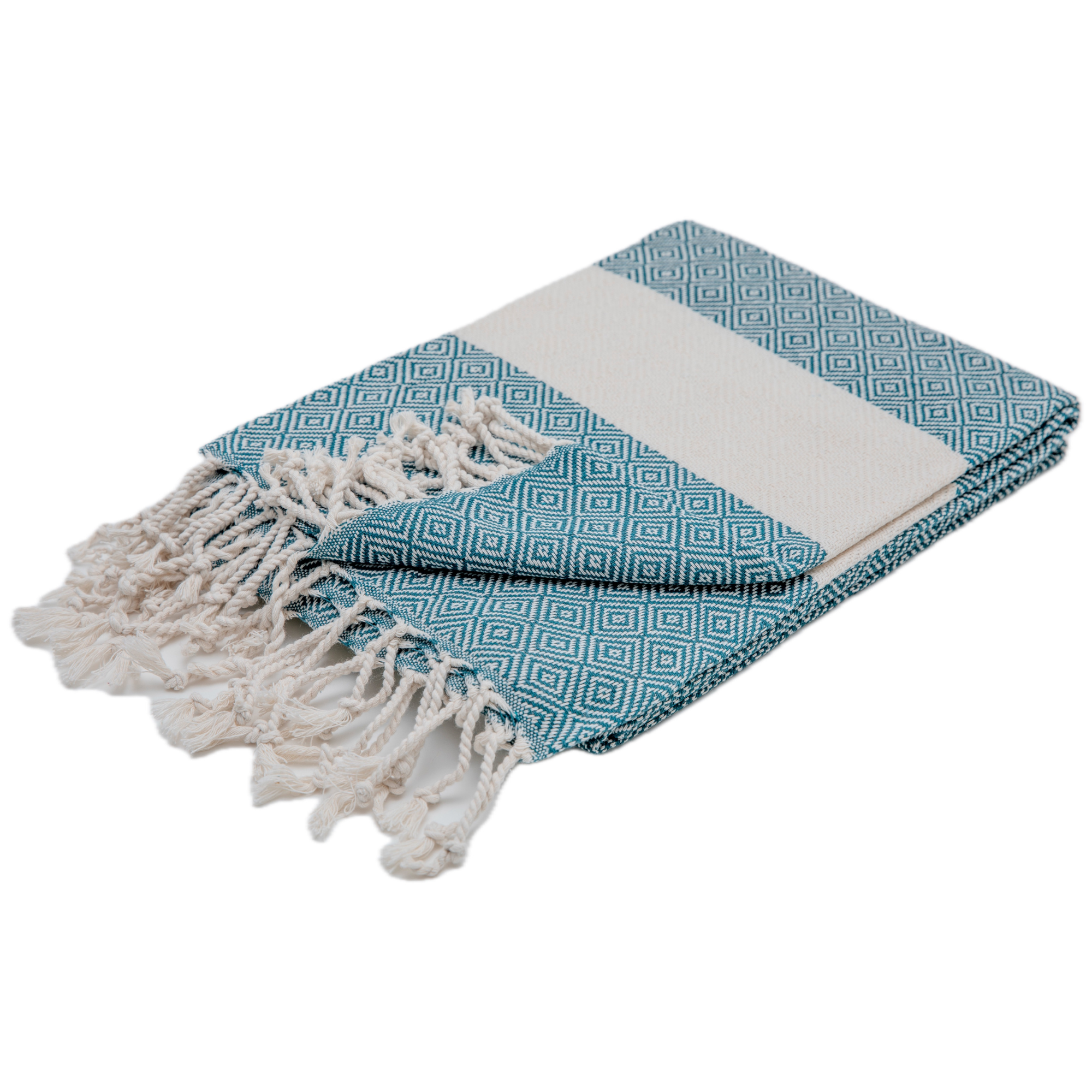 Premium Hamamtuch & Strandtuch 100 x 200 cm | 100% türkische Baumwolle
